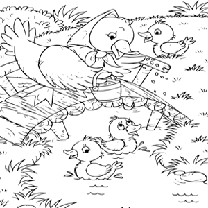 eend-met-babyeendjes